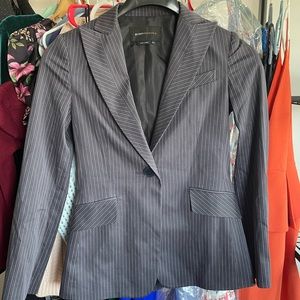 🤍✨BCBGMAXAZRIA Pinstripe Grey Blazer✨🤍